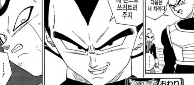 Vegeta invitando a Frost a pelear Vegeta invitando a Frost a pelear