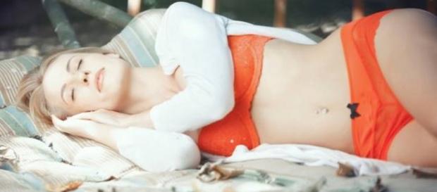 Why does it hurt to sleep with his underwear? Why does it hurt to sleep with his underwear?