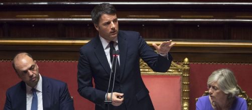 Matteo Renzi nel suo intervento alla Camera