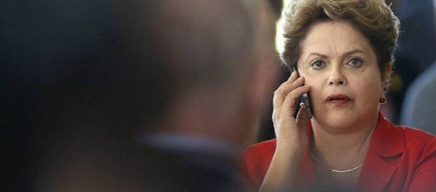 Presidente Dilma grampeada por Moro Presidente Dilma grampeada por Moro