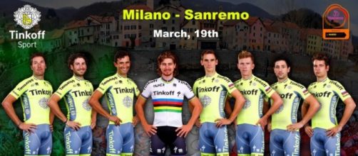 La Tinkoff di Peter Sagan per la Milano Sanremo