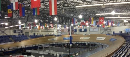 The track at the VELO Sports Center in Carson, Ca.