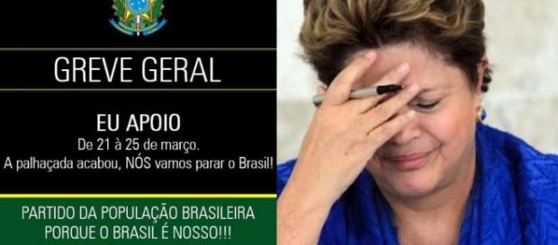 Greve Geral é convocada na internet Greve Geral é convocada na internet