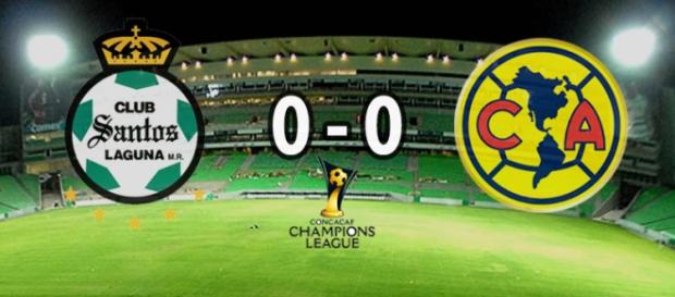 Santos y América empatan a cero en la semifinal Santos y América empatan a cero en la semifinal