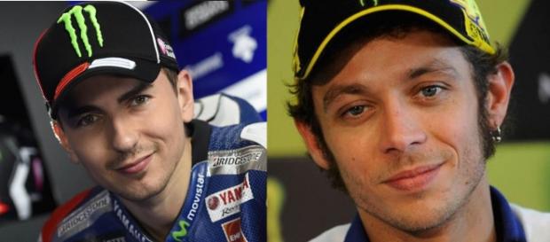 Valentino Rossi and Jorge Lorenzo, MotoGP 2016 Valentino Rossi and Jorge Lorenzo, MotoGP 2016