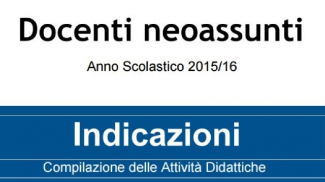 Esempi e come compilare le attivit&agrave; didattiche