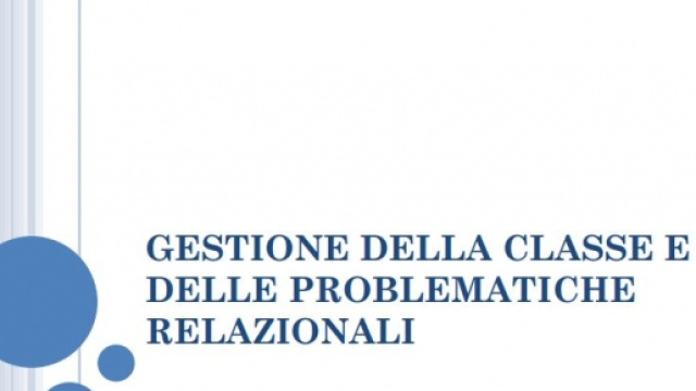 laboratori formativi Gestione della classe