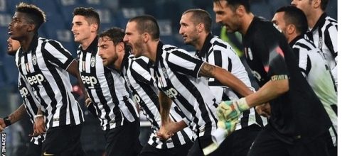 Esultanza Juve nel derby dello scorso anno