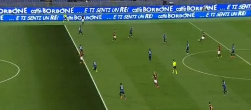 Roma-Inter: gol annullato per fuorigioco di Salah