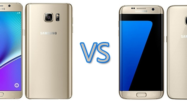 Confronto tra Galaxy S7 Edge e Galaxy Note 5