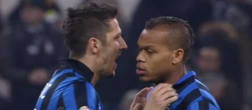 Jovetic e Biabiany nella gara di andata