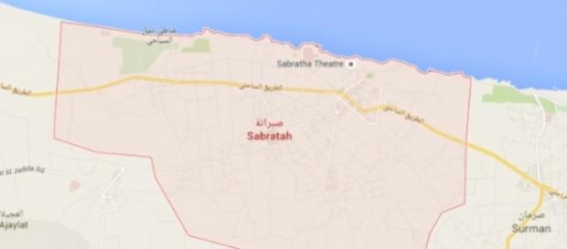 La città di Sabrata sul Mediterraneo La città di Sabrata sul Mediterraneo