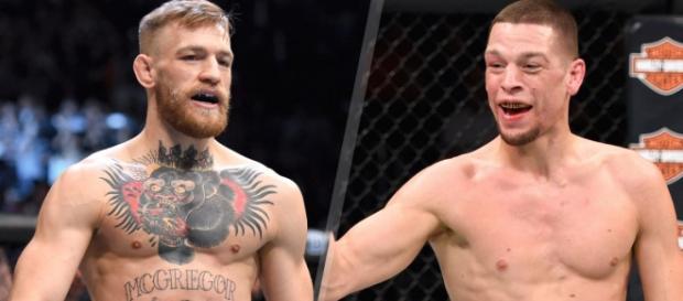 McGregor e Nate Diaz se enfrentarão no sábado McGregor e Nate Diaz se enfrentarão no sábado