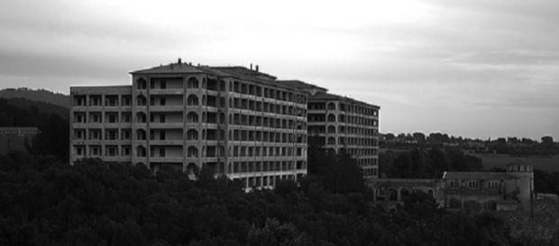 Vistas del Hospital del Tórax, en Terrassa Vistas del Hospital del Tórax, en Terrassa