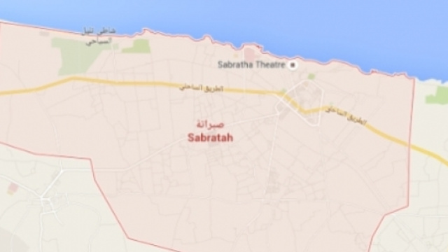 La città di Sabrata sul Mediterraneo