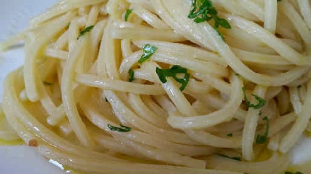 Variante spaghetti aglio, olio e peperoncino