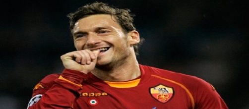 Il capitano della Roma Francesco Totti
