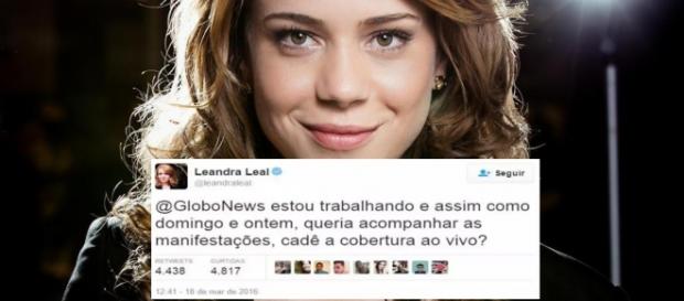 Atriz queria assistir as manifestações Pró-Dilma Atriz queria assistir as manifestações Pró-Dilma