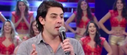 Bruno de Lucca paga mico no Faustão