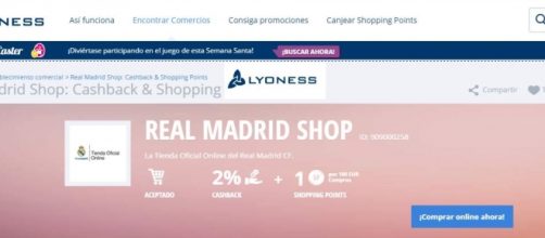 condiciones de compra tienda online del Real Madrid