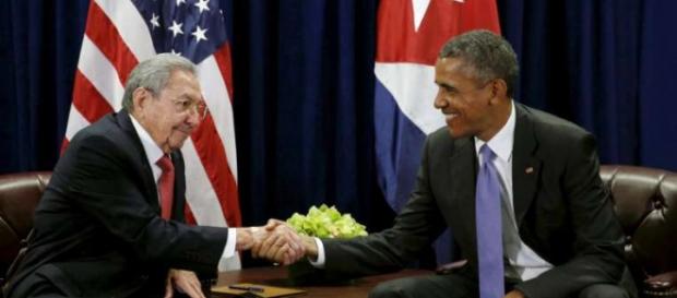Encontro historico entre Raúl Castro e Obama deu-se hoje, 21 de Março. Encontro historico entre Raúl Castro e Obama deu-se hoje, 21 de Março.
