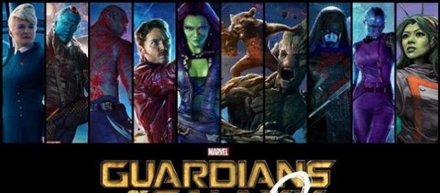 Karen Gillan en el set de 'Guardianes de la Galaxia Volumen 2' Karen Gillan en el set de 'Guardianes de la Galaxia Volumen 2'