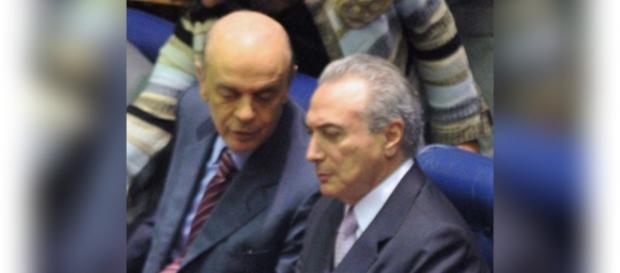 Nasce parceria entre Temer e José Serra Nasce parceria entre Temer e José Serra