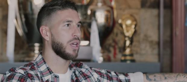 Sergio Ramos en su documental. Sergio Ramos en su documental.