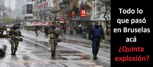 Soldados belgas en alerta roja por los cuatro atentados terroristas de hoy