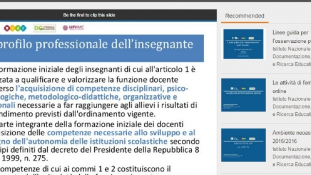 qual &egrave; l'obiettivo professionale dell'insegnante