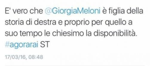 Il tweet di Maurizio Gasparri.