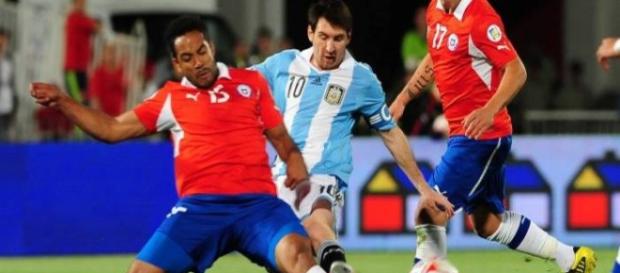A Argentina volta a jogar com o Chile A Argentina volta a jogar com o Chile