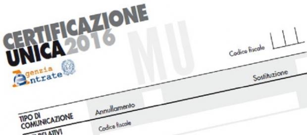 Certificazione Unica 2016 INPS Certificazione Unica 2016 INPS