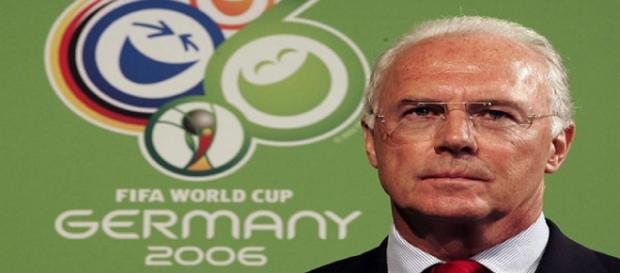 Franz Beckenbauer en la organización del mundial de Alemania 2006. Franz Beckenbauer en la organización del mundial de Alemania 2006.