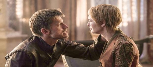 Jaime y Cercei Lannister en la sexta temporada de Game of Thrones Jaime y Cercei Lannister en la sexta temporada de Game of Thrones