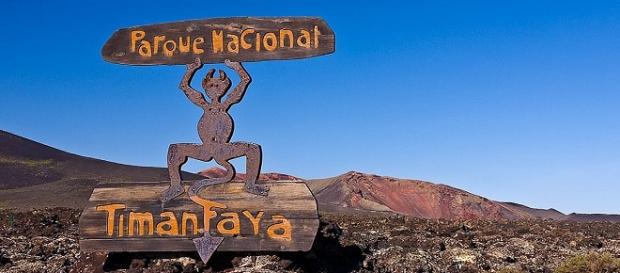 Símbolo del Parque Nacional de Timanfaya (Lanzarote). Símbolo del Parque Nacional de Timanfaya (Lanzarote).