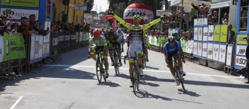 Lo sprint di Manuel Belletti a Gatteo