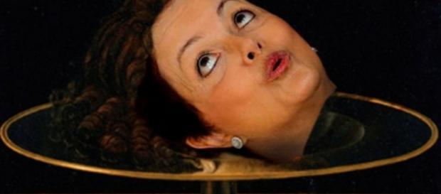 Cabeça de Dilma - Foto/Montagem Cabeça de Dilma - Foto/Montagem
