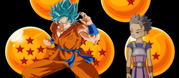 Goku vs Kyabe, lucha de saiyajins Goku vs Kyabe, lucha de saiyajins