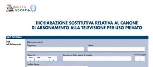 Canone tv, il modello per non pagarlo.