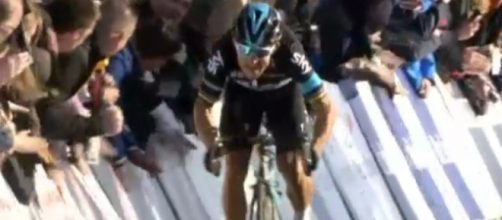 Michal Kwiatkowski verso la vittoria ad Harelbeke