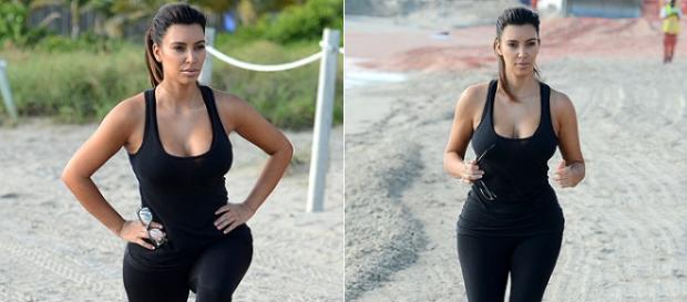 Depois de ter sido mãe pela segunda vez Kim já perdeu 19 quilos Depois de ter sido mãe pela segunda vez Kim já perdeu 19 quilos
