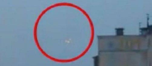 Ufo nei cieli sopra la città di Putin