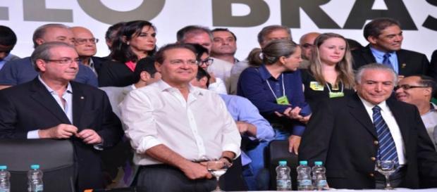 Políticos do PMDB reunidos em Brasília Políticos do PMDB reunidos em Brasília