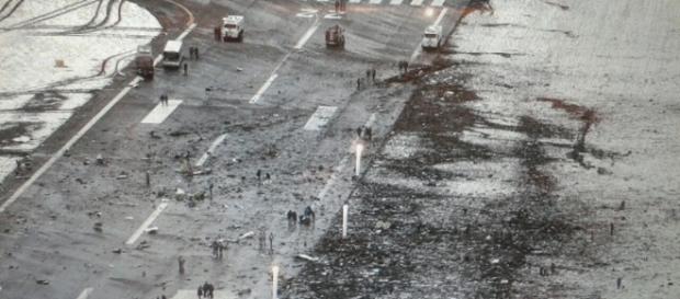 La pista 22 dove si è schiantato il Boeing 737 La pista 22 dove si è schiantato il Boeing 737