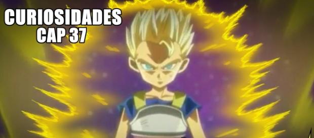 La transformación de Kabe en SSJ ordinario La transformación de Kabe en SSJ ordinario