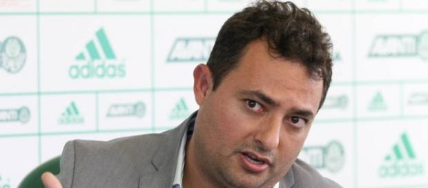 Alexandre Mattos, executivo de futebol do Palmeiras. Alexandre Mattos, executivo de futebol do Palmeiras.