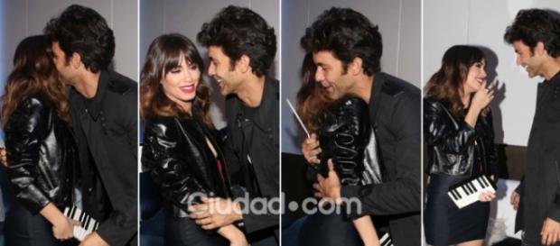 La famosa pareja, antes de la ruptura La famosa pareja, antes de la ruptura