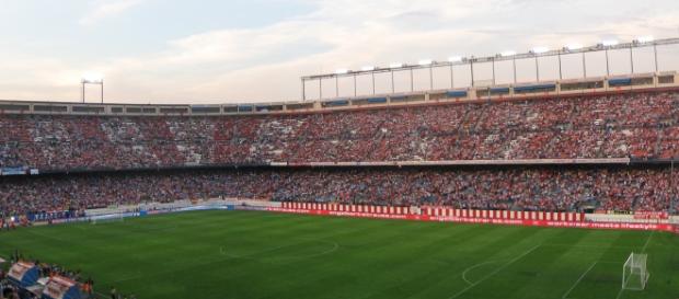 Estadio Vicente Calderón durante un partido Estadio Vicente Calderón durante un partido