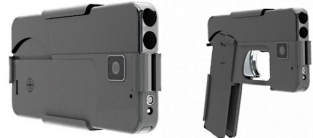 La pistola a due colpi che sembra uno smartphone La pistola a due colpi che sembra uno smartphone